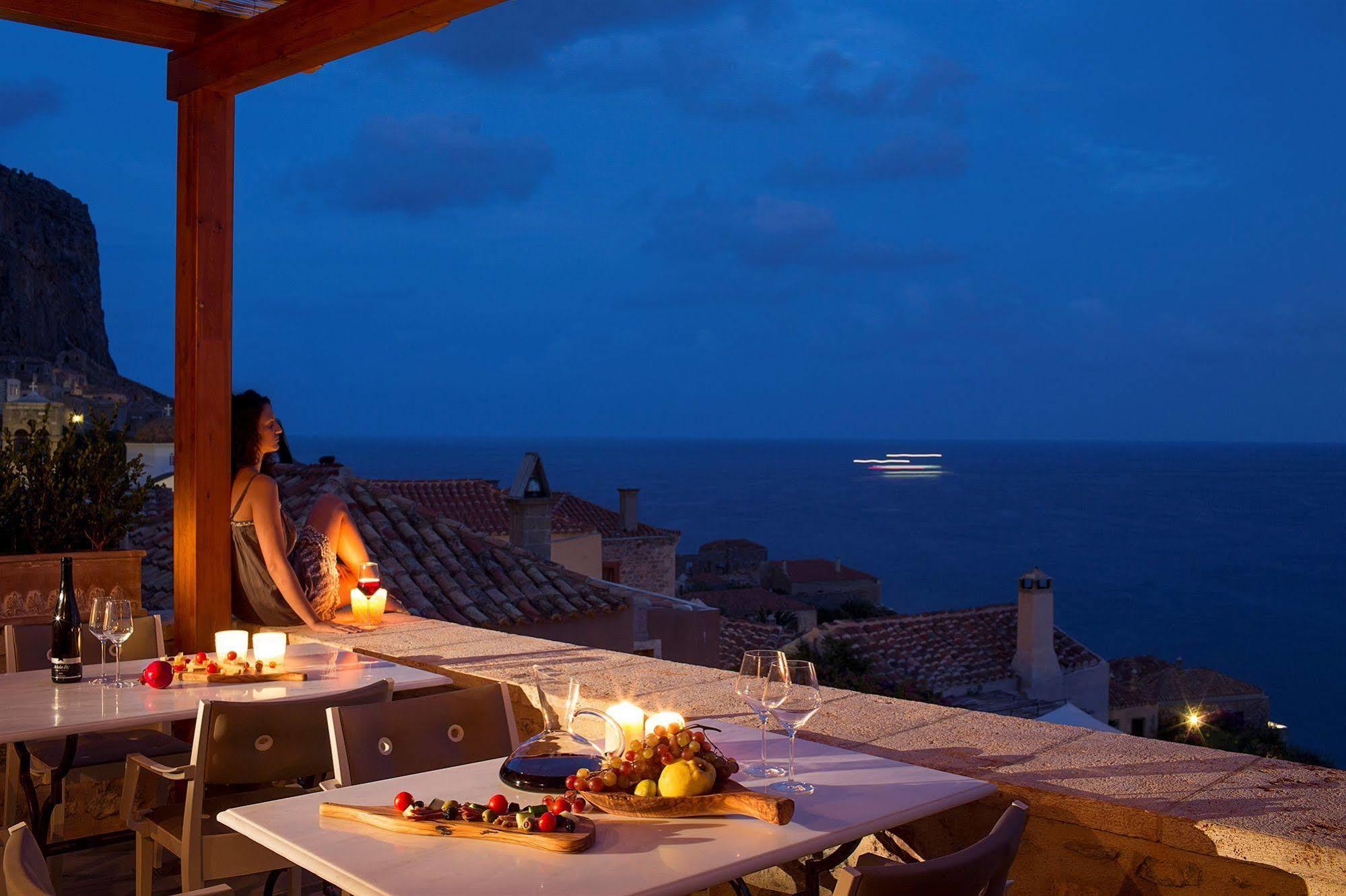Moni Emvasis Luxury Suites Monemvasía Eksteriør billede